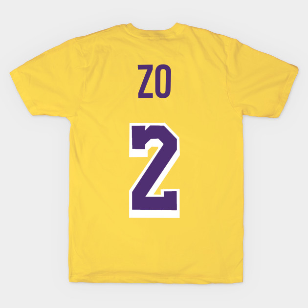 Lonzo Ball 'ZO' Nickname Jersey - Los Angeles Lakers by xavierjfong